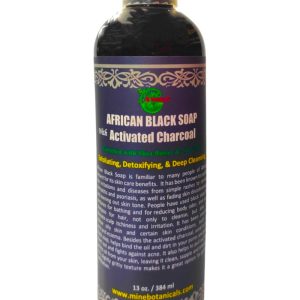 African Black Soap with Activated Charcoal
