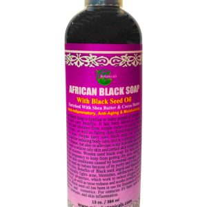 African Black Soap With Black seed Oil