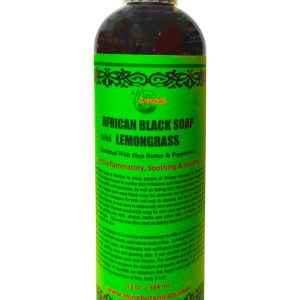 African Black Soap With Lemongrass