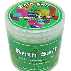 Bath Salt Infused with Moringa & Black Seed