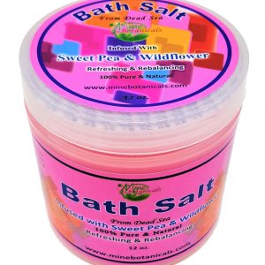Bath Salt Infused with Sweet Pea & Wildflower