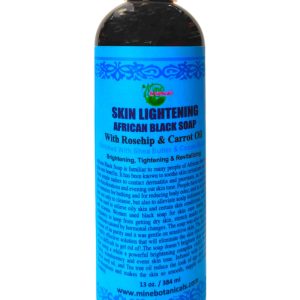 Skin Lightening Liquid Black Soap With Lemon & Carrot seed Oil