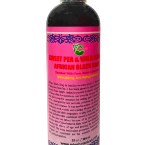 Sweet pea & Wildflower African Liquid Black Soap
